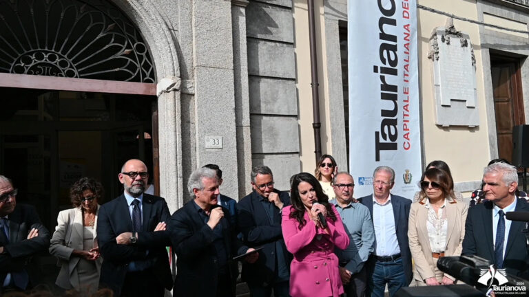 inaugurazione della biblioteca comunale, Taurianova Capitale Italiana del Libro 2024