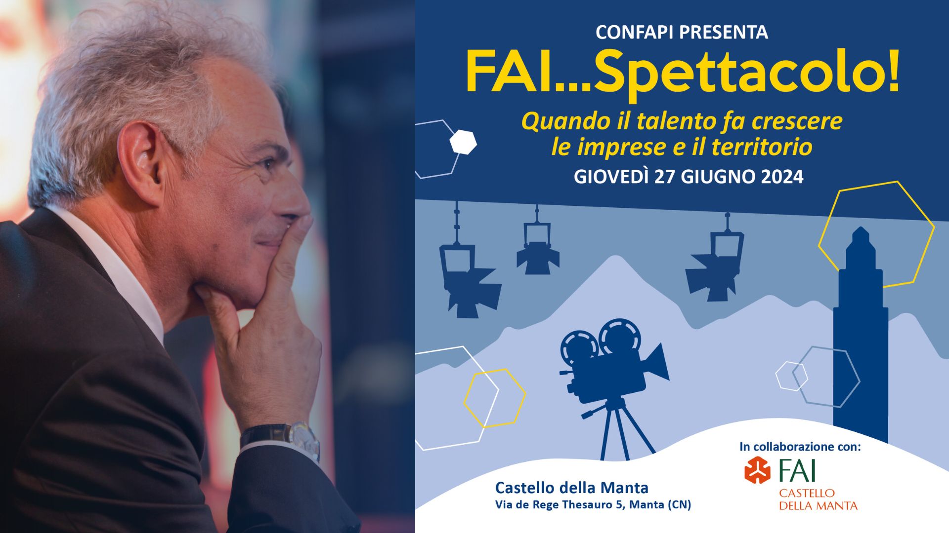 FAI… SPETTACOLO - evento Confapi - Claudio Cecchetto - Elisa Isoardi